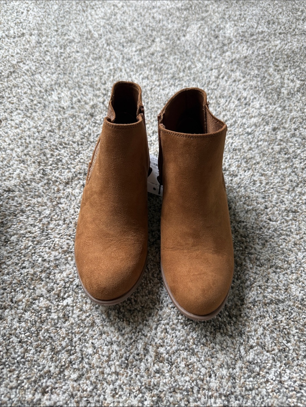 SO Kids Brown Suede Chelsea Boots